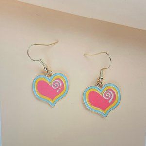 Heart Drop Earrings